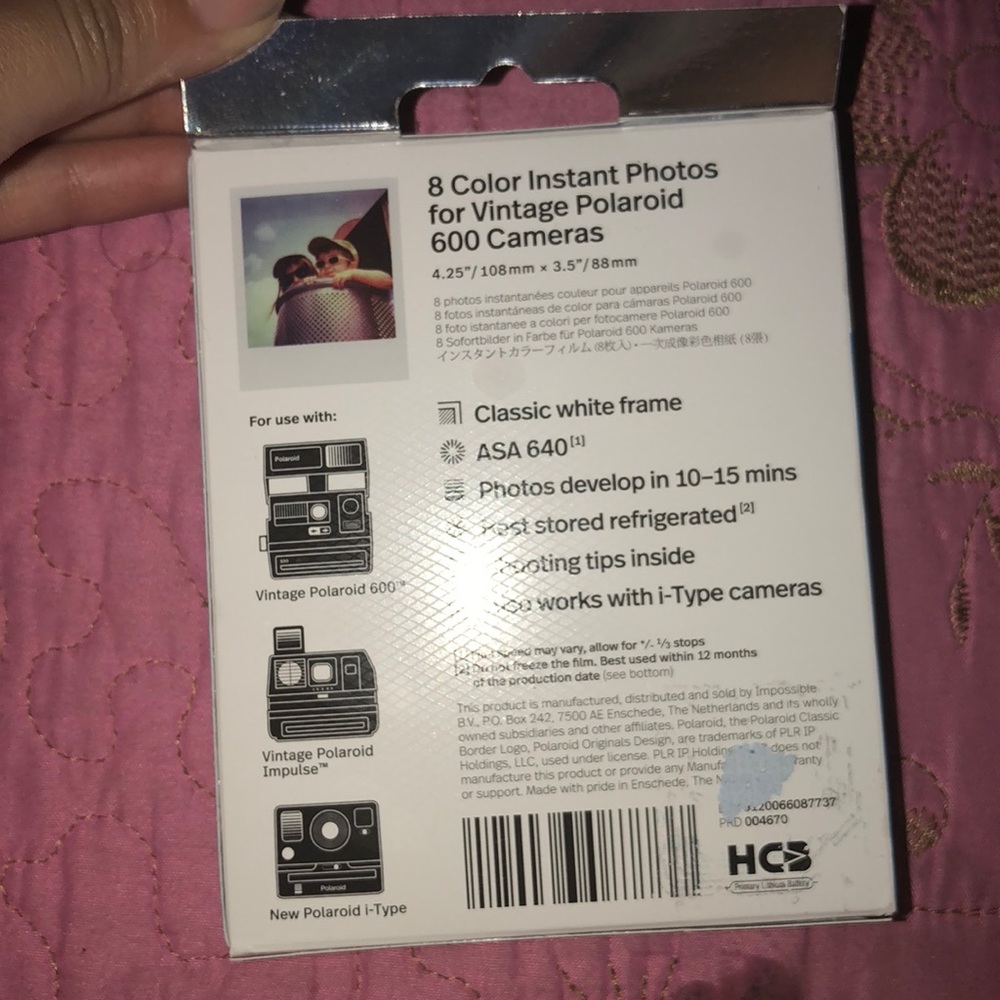 Polaroid film